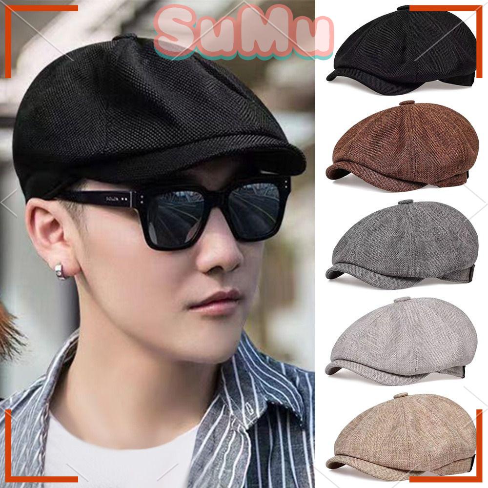 Mũ Beret Phong Cách Retro Cá Tính Cho Nam Nữ