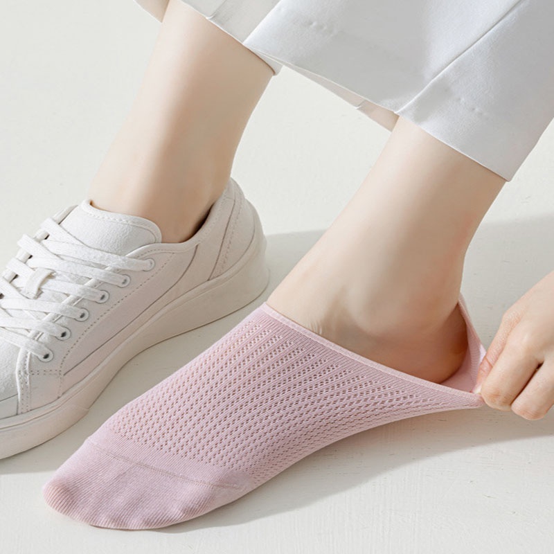 Đôi Vớ Bằng Vải Cotton Mềm Thoáng Khí Thời Trang Mùa Hè Sành Điệu Cho Nữ