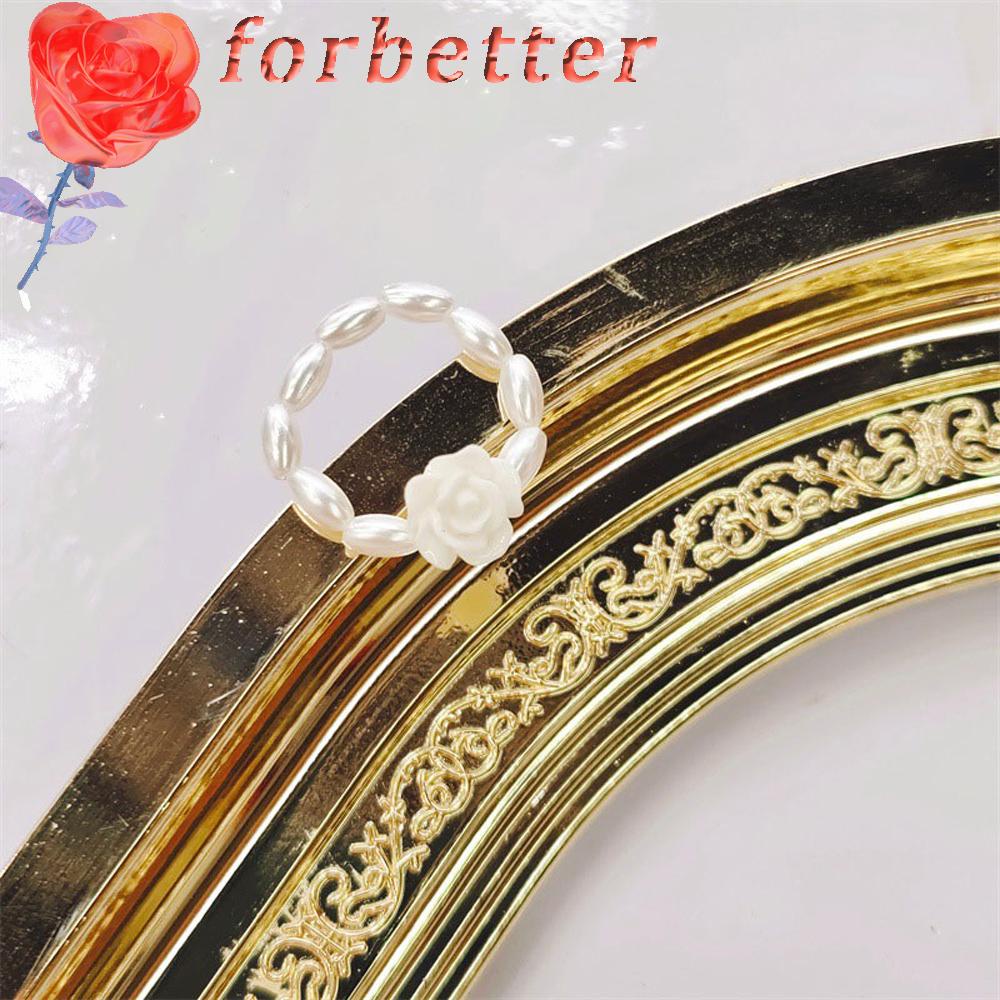 Nhẫn Đeo Ngón Tay Bằng Resin Họa Tiết Hoa Hồng Thời Trang Cho Nữ