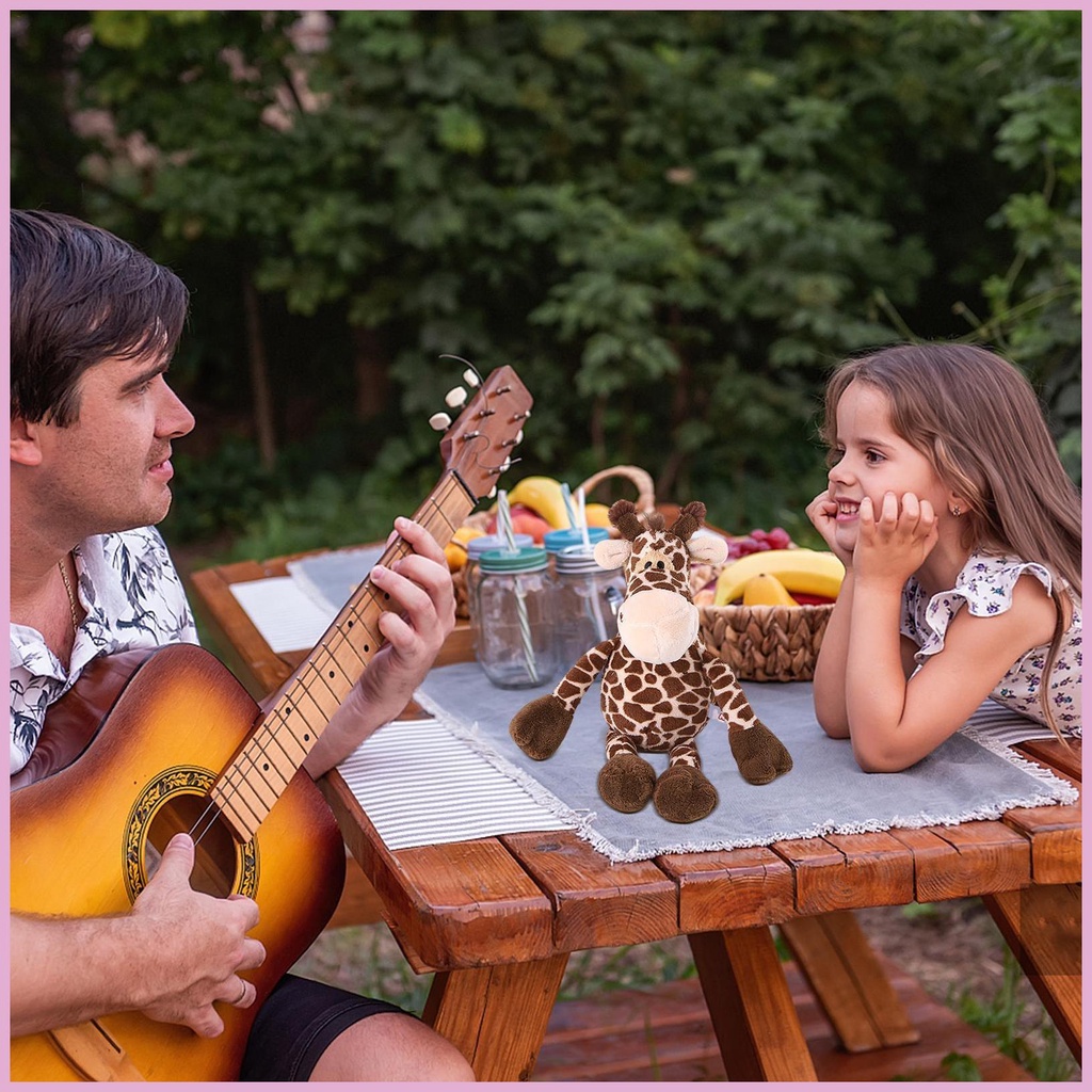 Thú Nhồi Bông Hình Động Vật Mềm Mại Cho Bé