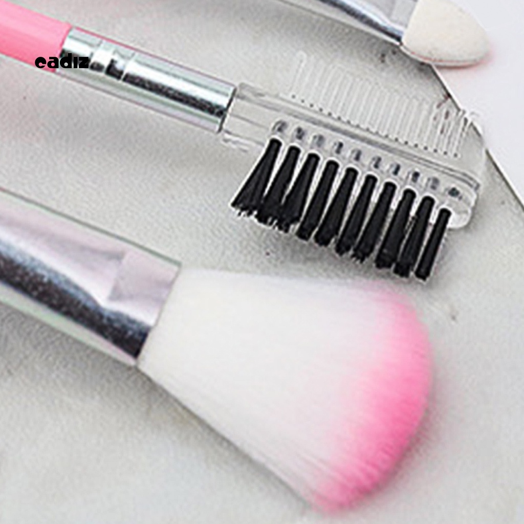 Set 5 Cọ Trang Điểm Mềm Mại Tiện Dụng Khi Đi Du Lịch