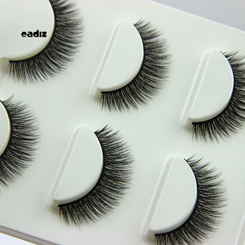 Bộ 3 Cặp Lông Mi Giả 3D Thời Trang