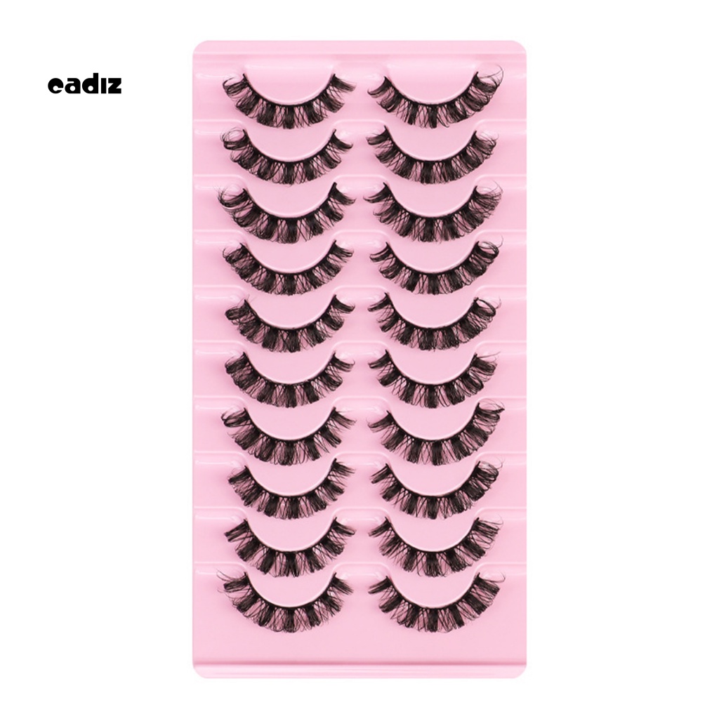 Hộp 20 Lông Mi Giả Dày Cong Trang Điểm Làm Đẹp Cho Nữ