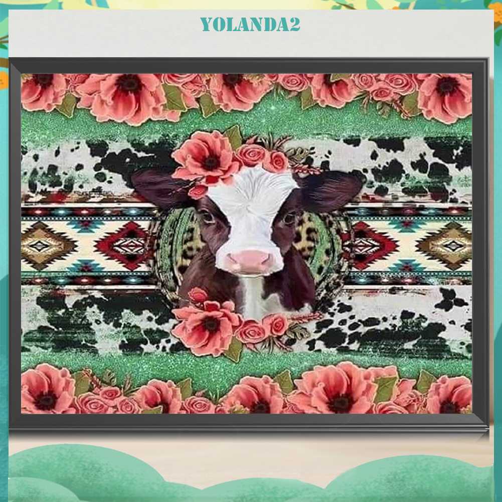 Tranh Đính Đá Kim Cương Toàn Bộ 5D DIY Hình Vẽ Gia Súc Trang Trí Nhà Cửa