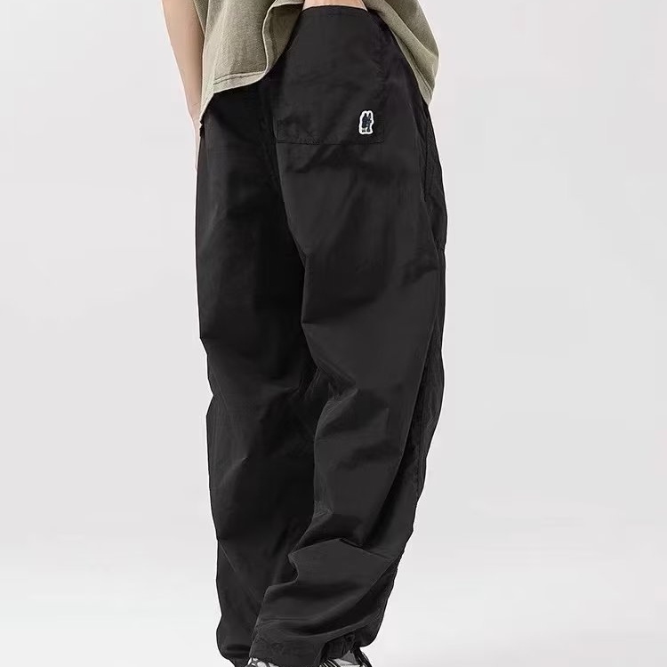 Quần Dài Dáng Rộng Phong Cách Thời Trang Đường Phố Mới Mùa Hè Nhanh Khô Cho Nam