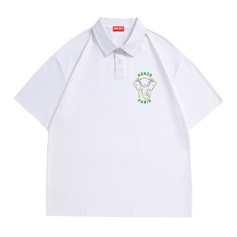 Áo polo Ngắn Tay In Hình Voi Thời Trang