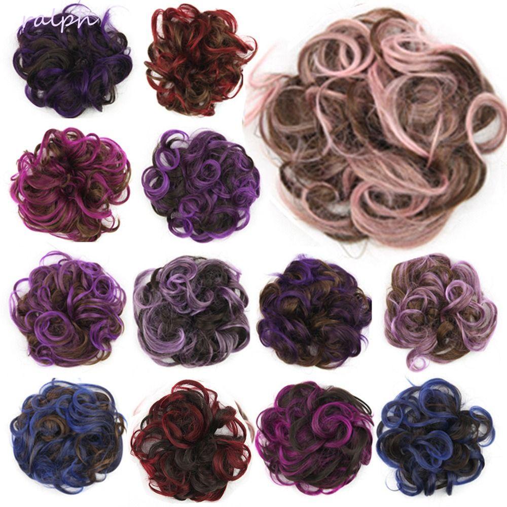 Búi Tóc Giả Co Giãn Màu Đen Phong Cách Retro Dành Cho Cô Dâu