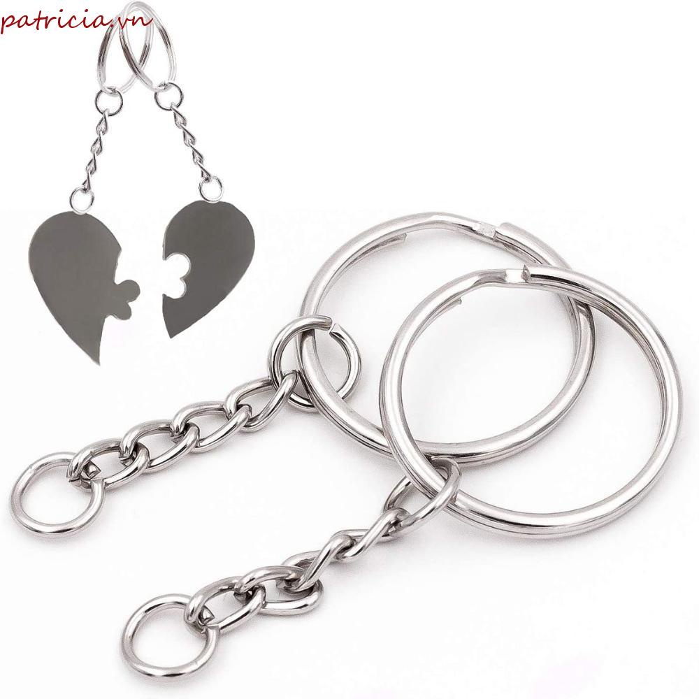 Móc Khóa Kim Loại Trơn Màu Xinh Xắn Dành Cho Nam Và Nữ