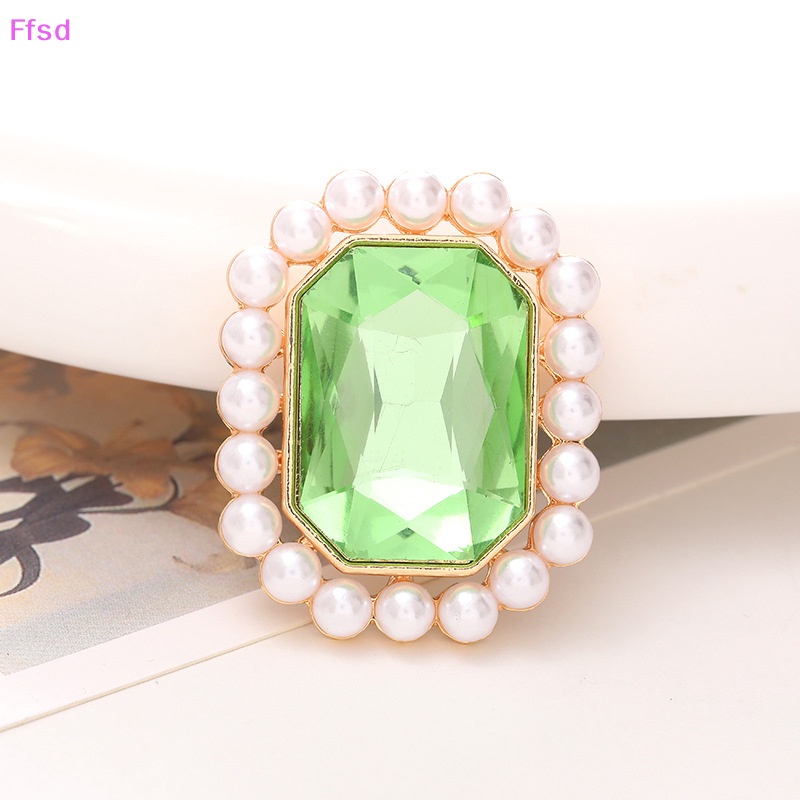 Khối Ngọc Trai Hình Vuông Sáng Tạo Thời Trang Hàn Quốc {Ffsd} Làm Trang Sức Baguette Bằng Kim Loại Đá Quý Phụ Kiện Trang Trí * Bán Chạy