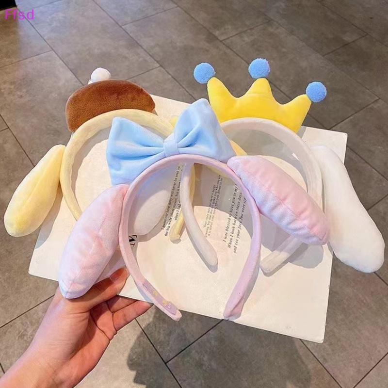 {Ffsd} Sanrioed Anime Kuromi My Melody Băng Đô Cài Tóc Rửa Mặt Dễ Thương Thời Trang Làm Quà Tặng Thời Trang Cho Bé Gái * Bán Chạy