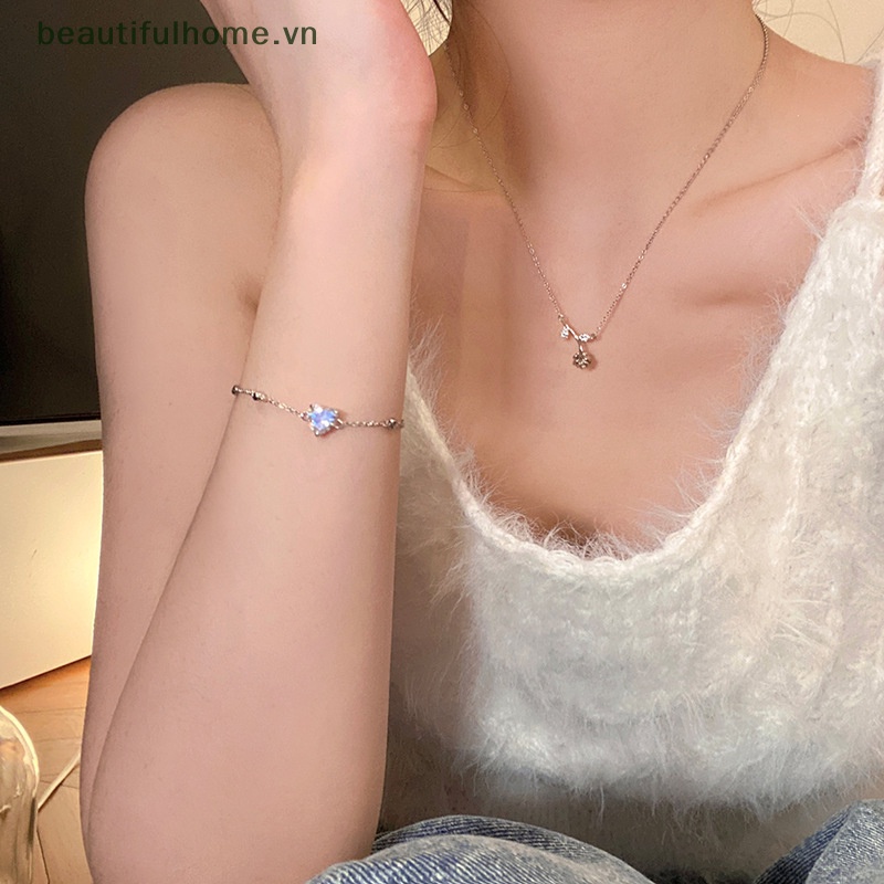 Vòng cổ Mặt Trái Tim Đính Đá Zircon Thời Trang Cho Nữ