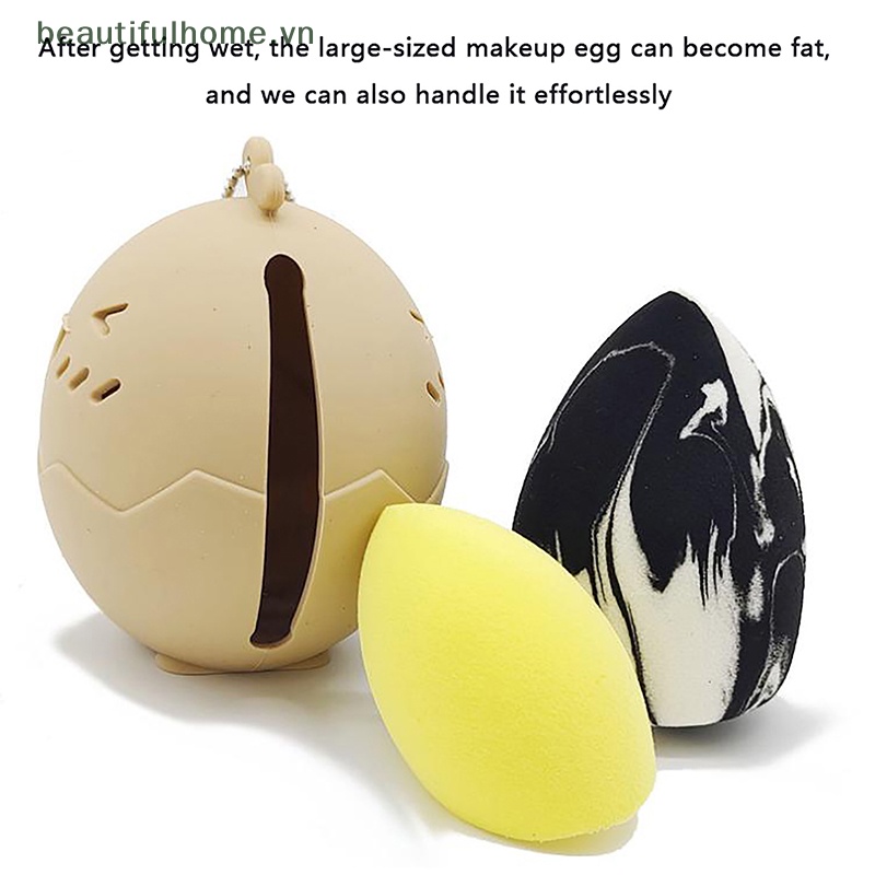 Giá Đỡ Mút Trang Điểm Bằng Silicone Tiện Dụng Khi Đi Du Lịch