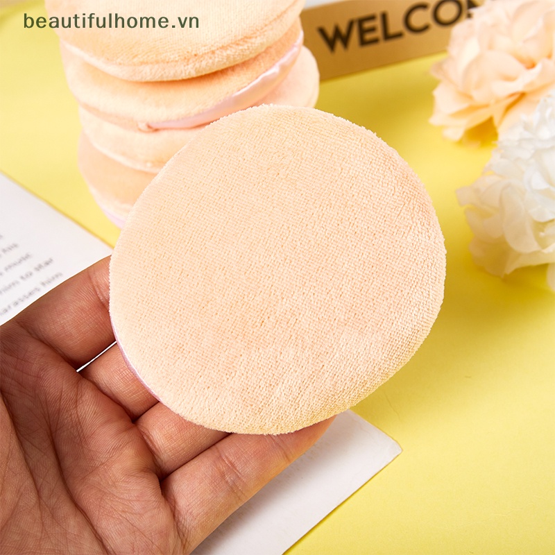 1 Mút Trang Điểm Siêu Mềm Hình Tròn Cỡ Lớn Chất Lượng Cao