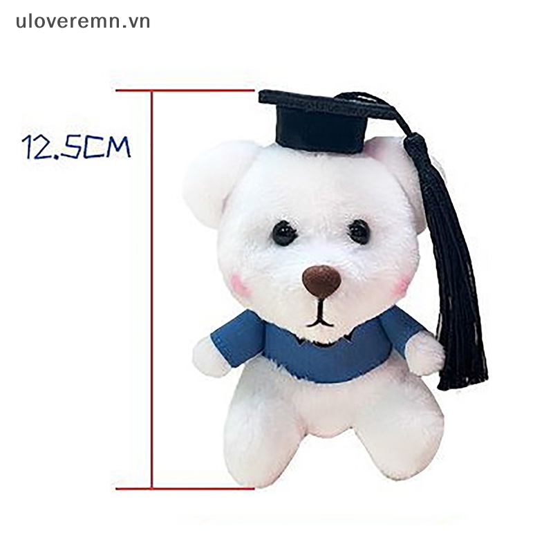 1 Chú Gấu Teddy Nhồi Bông Đội Nón Tốt Nghiệp Đáng Yêu