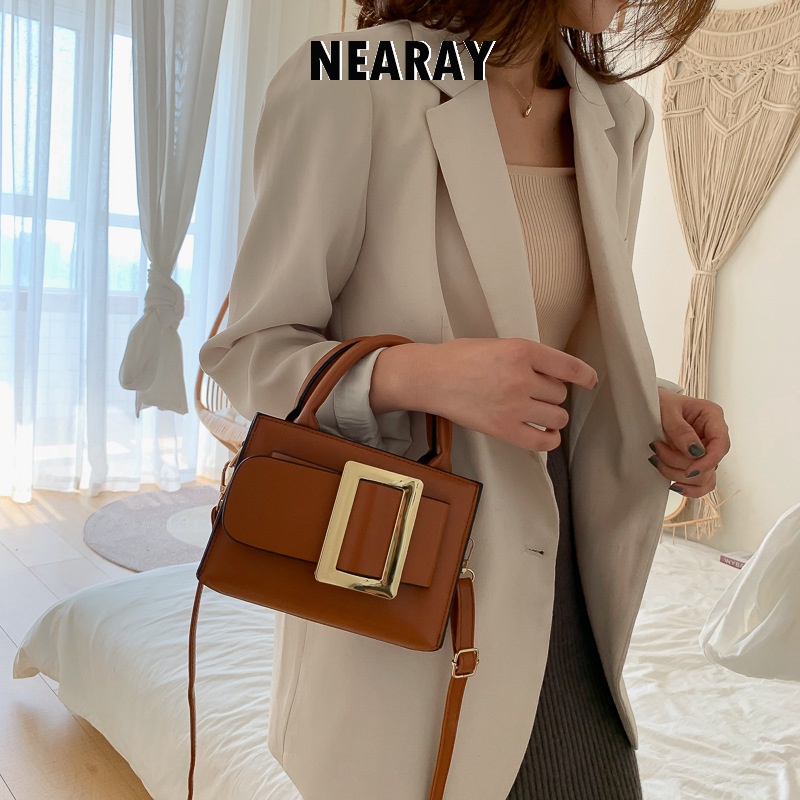 NEARAY túi xách đeo chéo Vintage cổ điển Túi đeo chéo 2023 NEW L21T185