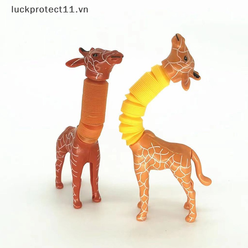 # Dây Cáp 3C &amp; NEW 3C # Đồ Chơi Xếp Hình Hươu Cao Cổ Ống Hút Hoạt Hình Mới Lạ