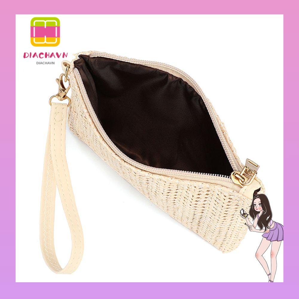 Ví Đựng Tiền Xu / Thẻ Đan Lát Phong Cách Bohemian Thời Trang Đi Biển