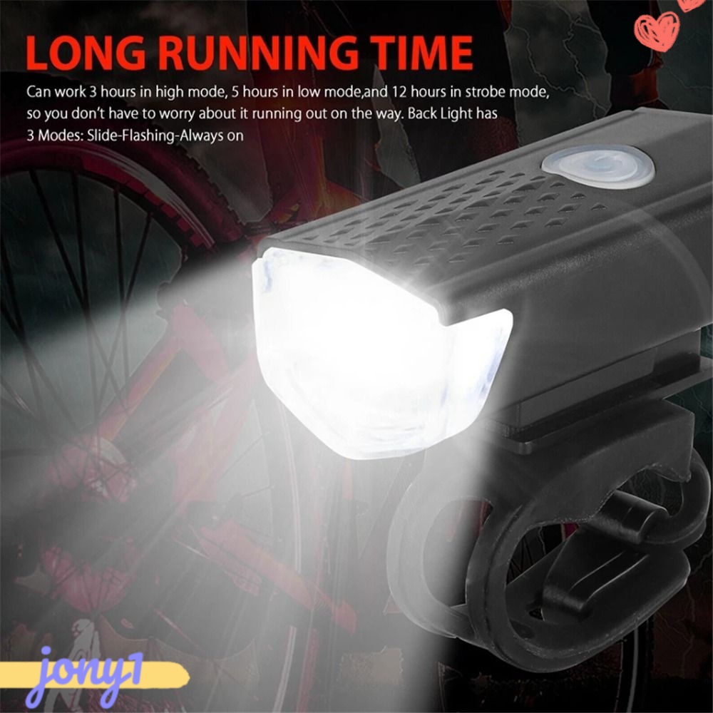 Đèn Led USB Chống Thấm Nước Gắn Phía Trước Và Sau Xe Đạp