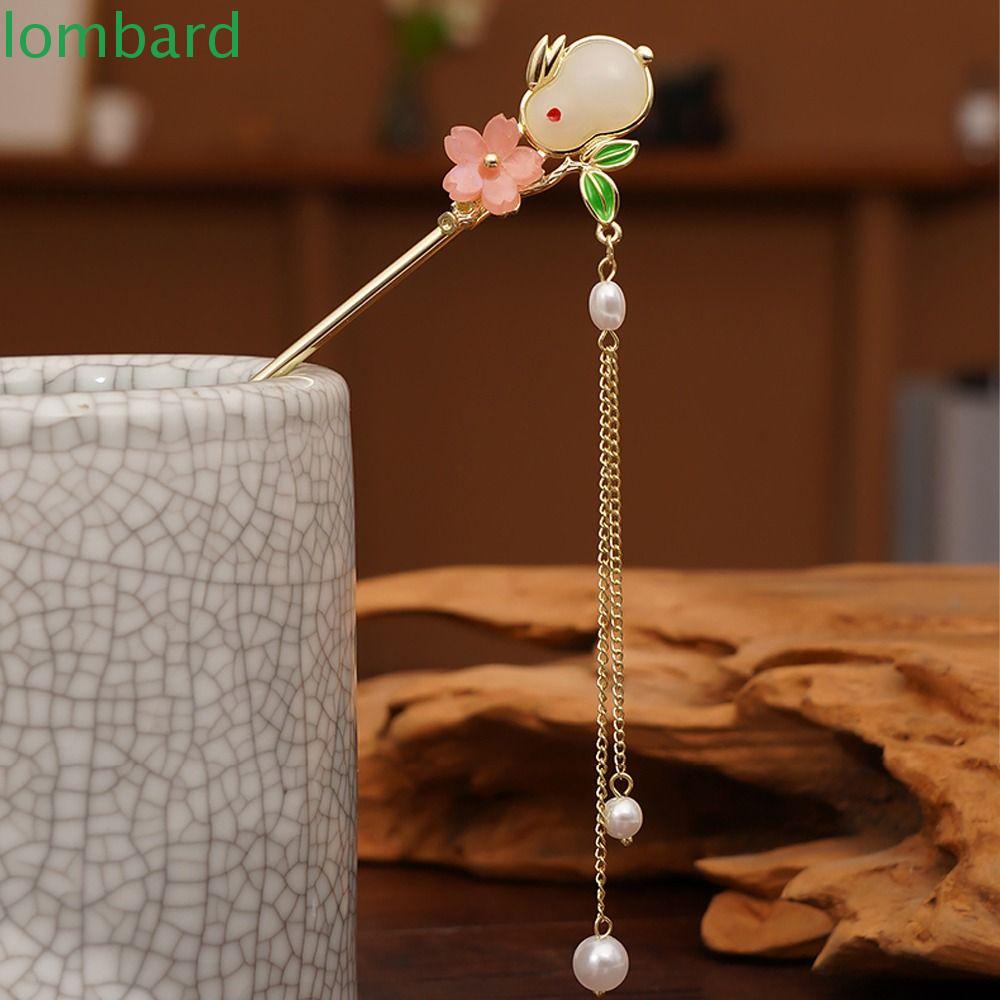 Trâm Cài Tóc Hình Thỏ Phong Cách Trung Hoa Cổ Điển Thanh Lịch Mới