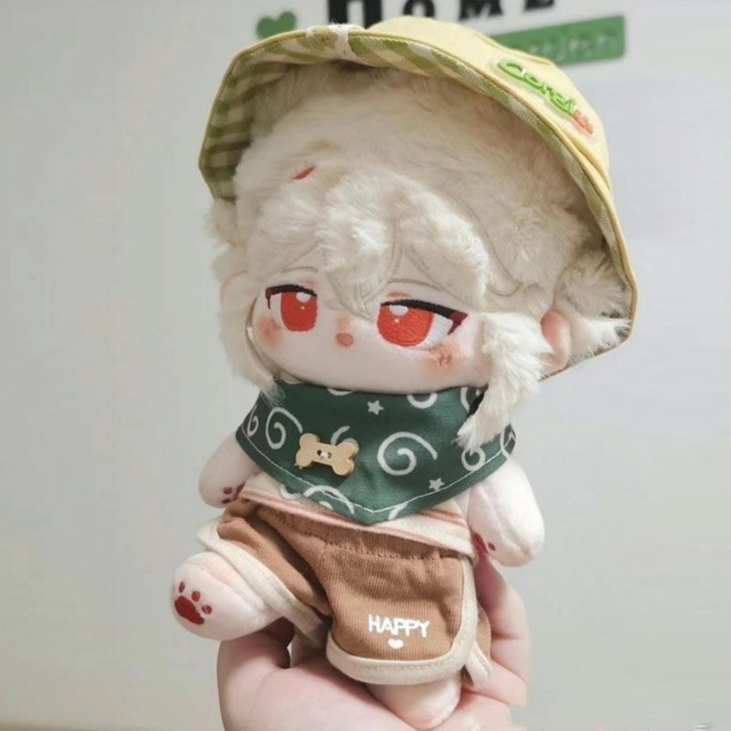 Genshin Impact Cotton Doll Boy Doll Búp bê dễ thương 20cm Đồ chơi nhồi bông Hình Nhân Vật Hoạt Hình Kaedehara Kazuha