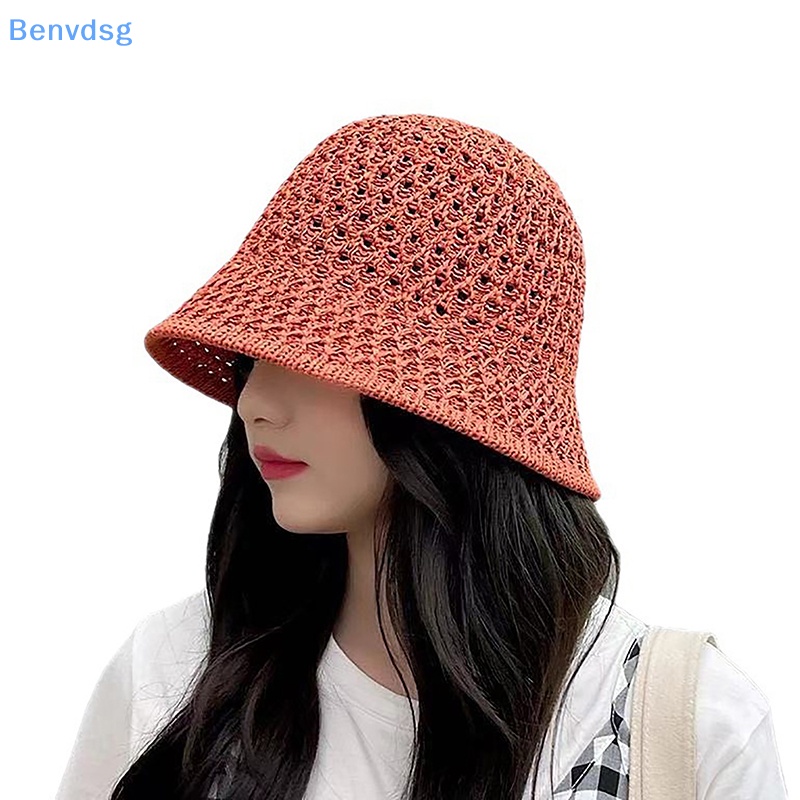 Benvdsg > Mũ Bucket Bện Lỗ Thoáng Khí Thời Trang Xuân Hè Dễ Phối Đồ Cho Nữ well