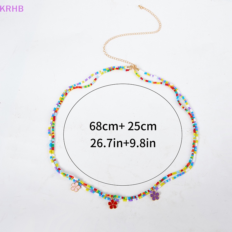 Thắt Lưng Dây Xích Hai Lớp Đính Hạt Nhiều Màu Phong Cách Bohemian Thời Trang Mùa Hè Cho Nữ Mới