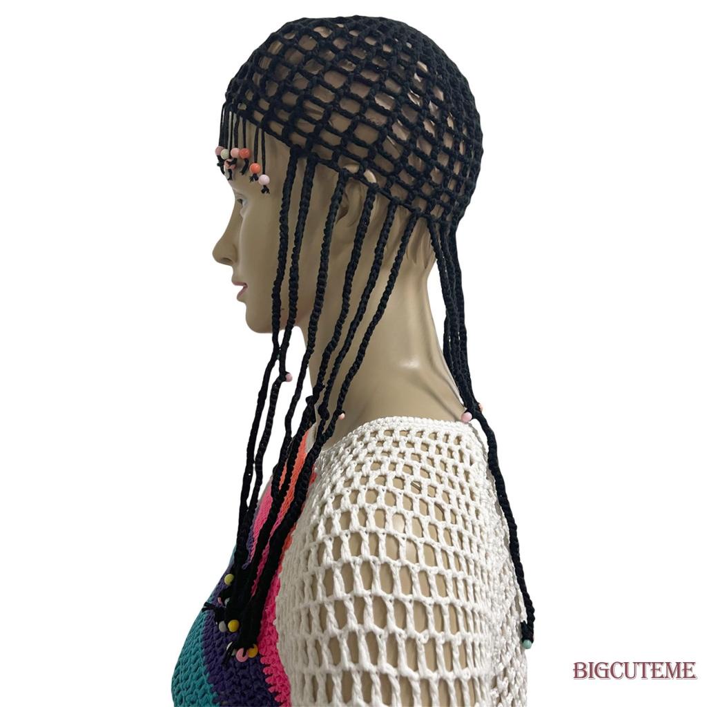 Mũ Beanie Đan Len Thủ Công Đính Hạt Thời Trang Cho Nữ