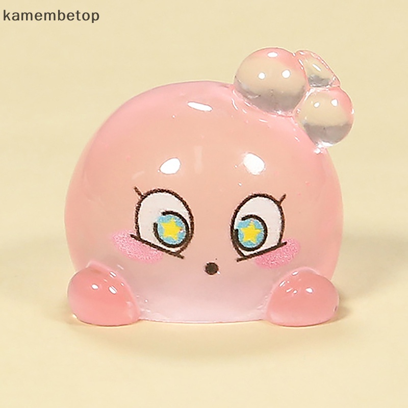 Bộ 2 Mô Hình Xe Hơi Kirby Mini Bằng Nhựa Phát Quang