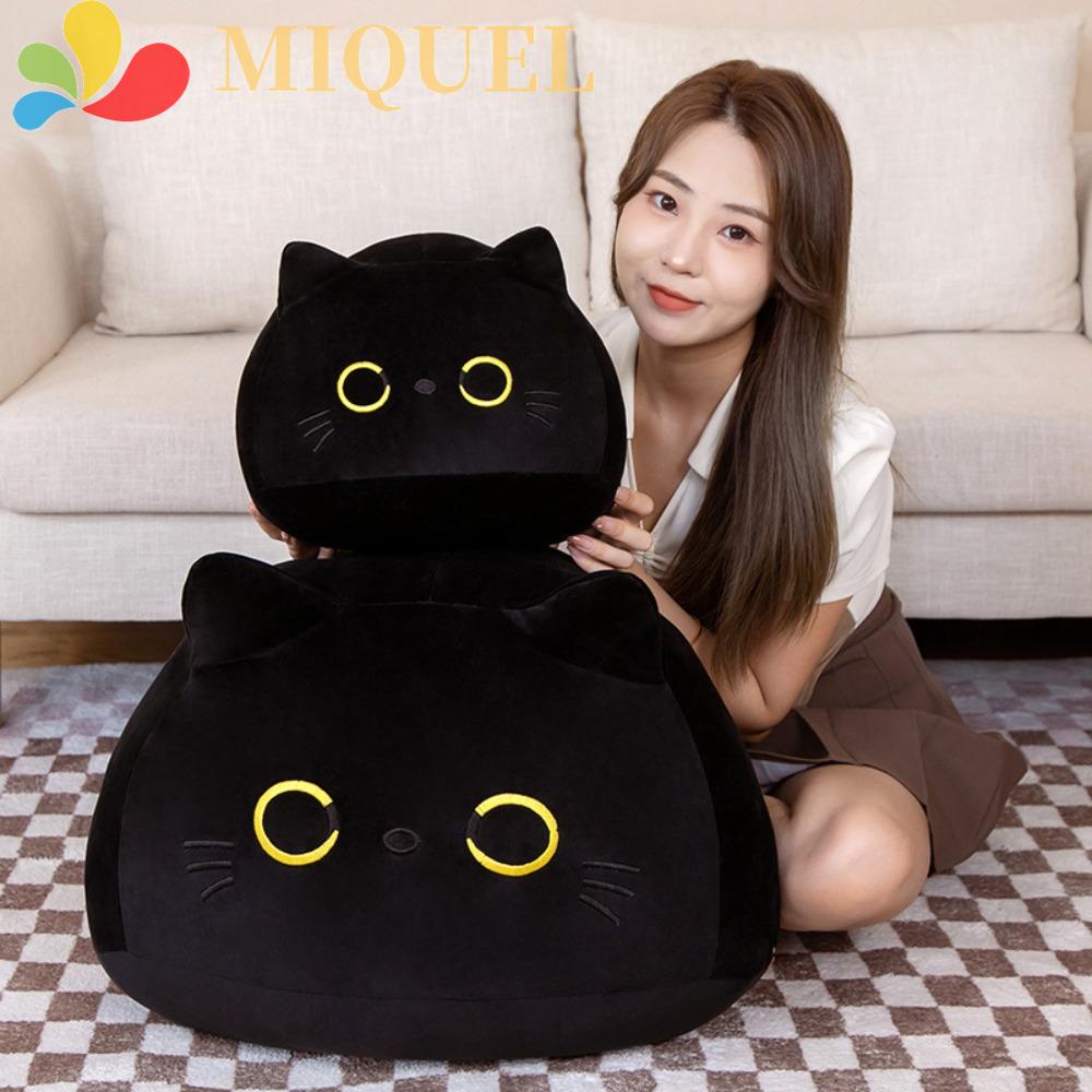 Thú Nhồi Bông Hình Mèo Đen Trang Trí Phòng Ngủ