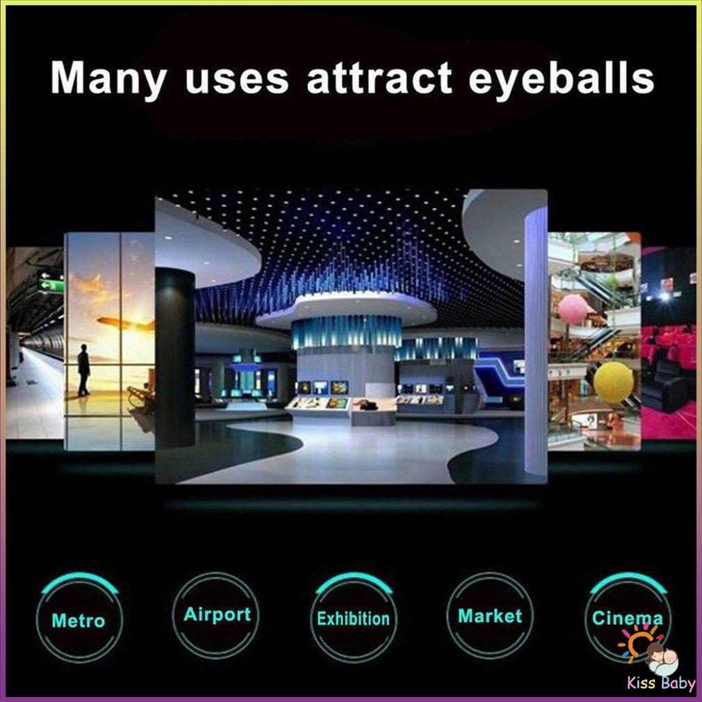 224 Hạt Đèn Mắt Thường 3D Led Wifi Toàn Phương Máy Chiếu Màn Hình Quạt Ba Chiều Quảng Cáo Người Chơi Bộ Nhớ 16G