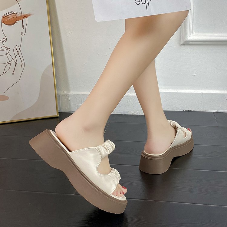 KUCLUT dép sandal nữ đi chơi dép bánh mì đế cao dép quai giày đế cao dép ulzzang 2023NEW mẫu mới 29z23071047 Cái mới Thời trang Đẹp High quality B90H0QF 37Z230910