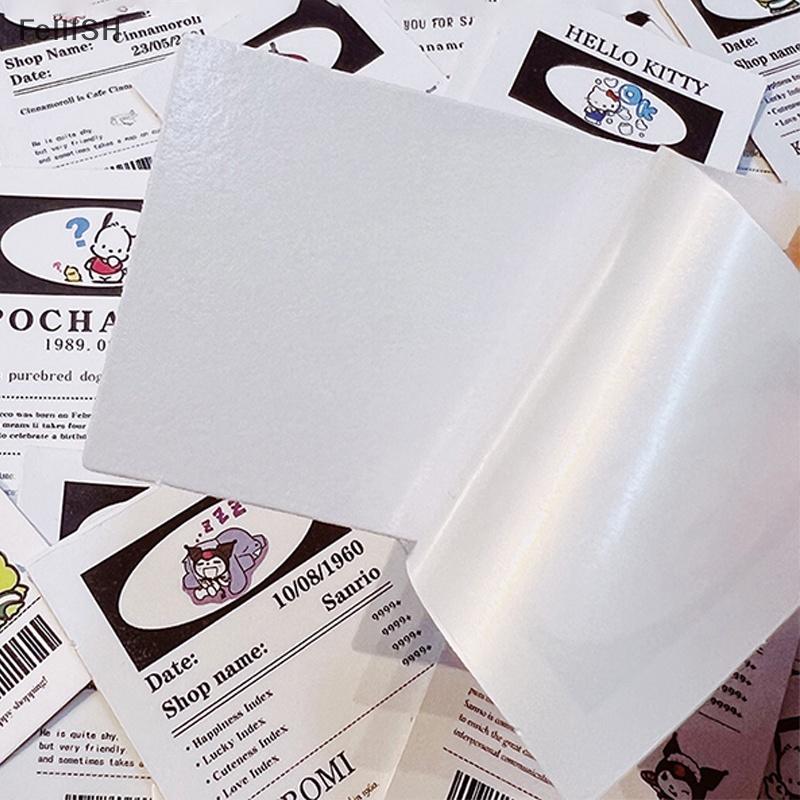 Bộ 65 Miếng Dán Trang Trí Sổ Tay Chống Thấm Nước Họa Tiết Vé Máy Bay Hoạt Hình Dễ Thương DIY 439br