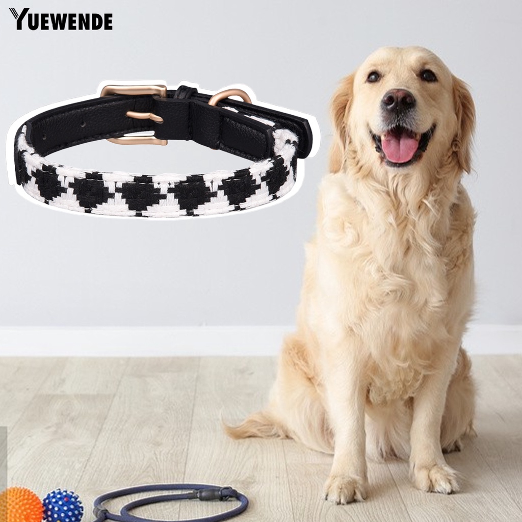 Vòng Cổ Bện Dây Dắt Thú Cưng Đi Dạo Chống Lạc Dễ Điều Chỉnh