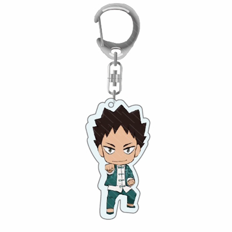 Móc Chìa Khóa Bằng Acrylic In Họa Tiết Hoạt Hình Haikyuu