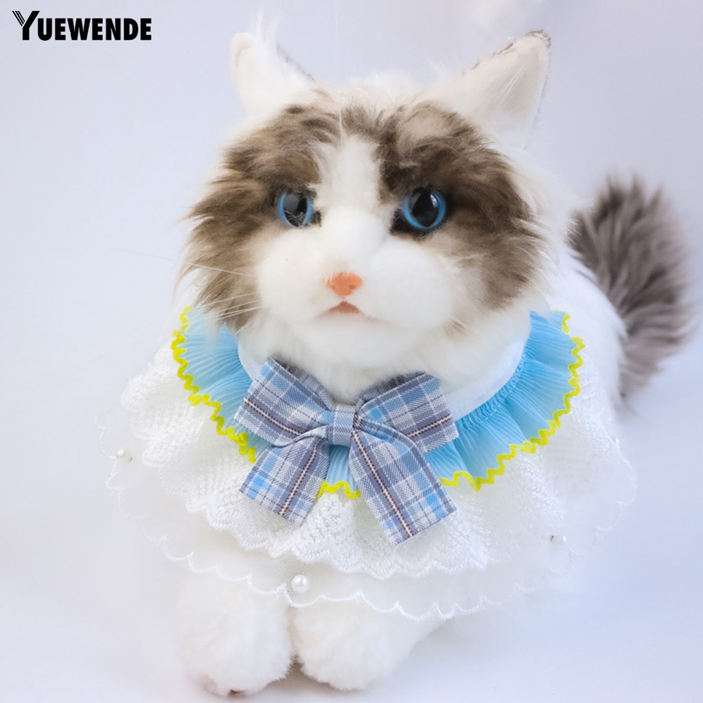 Yq.e Yếm Ăn Bằng Polyester In Họa Tiết Nhiều Màu Sắc Thân Thiện Với Da Chống Mòn Không Gây Kích Ứng Dễ Mặc Dành Cho Thú Cưng