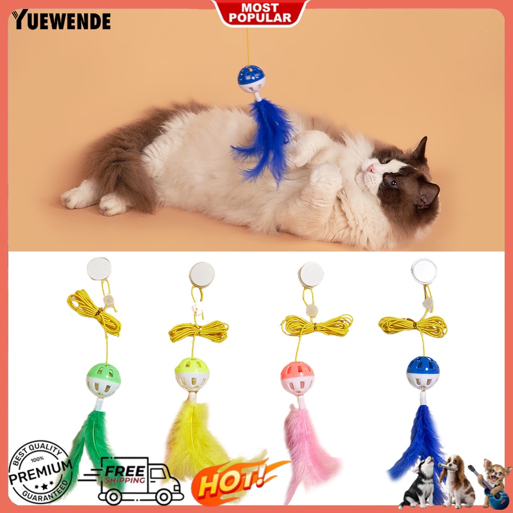 Đồ Chơi Hình Sâu Bướm Có Giác Hút Độ Co Giãn Cao Trang Trí Trong Nhà Cho Mèo Cưng