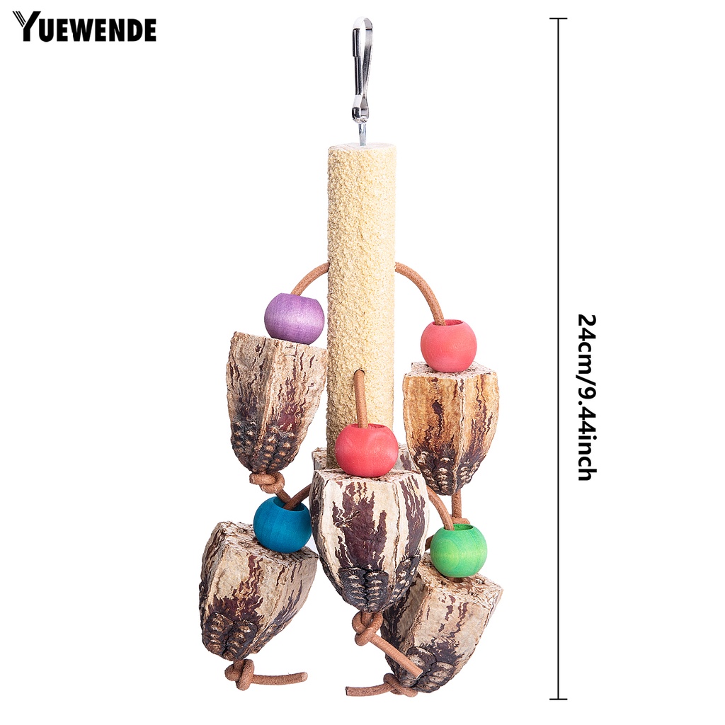 Đồ Chơi Treo Mài Răng Chống Cắn Cho Chim Vẹt Cỡ Vừa Và Vừa