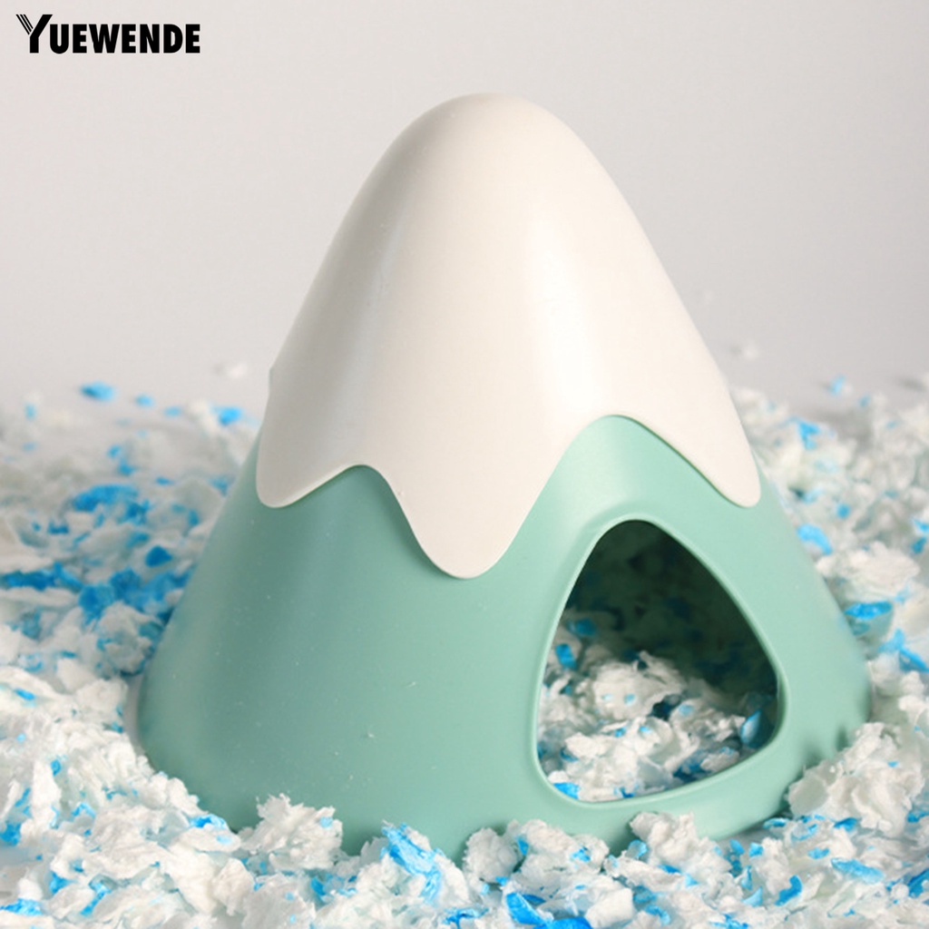 Yq.e Tổ Ổ Cứu Hộ Bằng ABS Hình Núi Tuyết Không Gian Có Thể Tháo Rời Giảm Căng Thẳng Cho Hamster / Hamster / Sóc / Chuộ