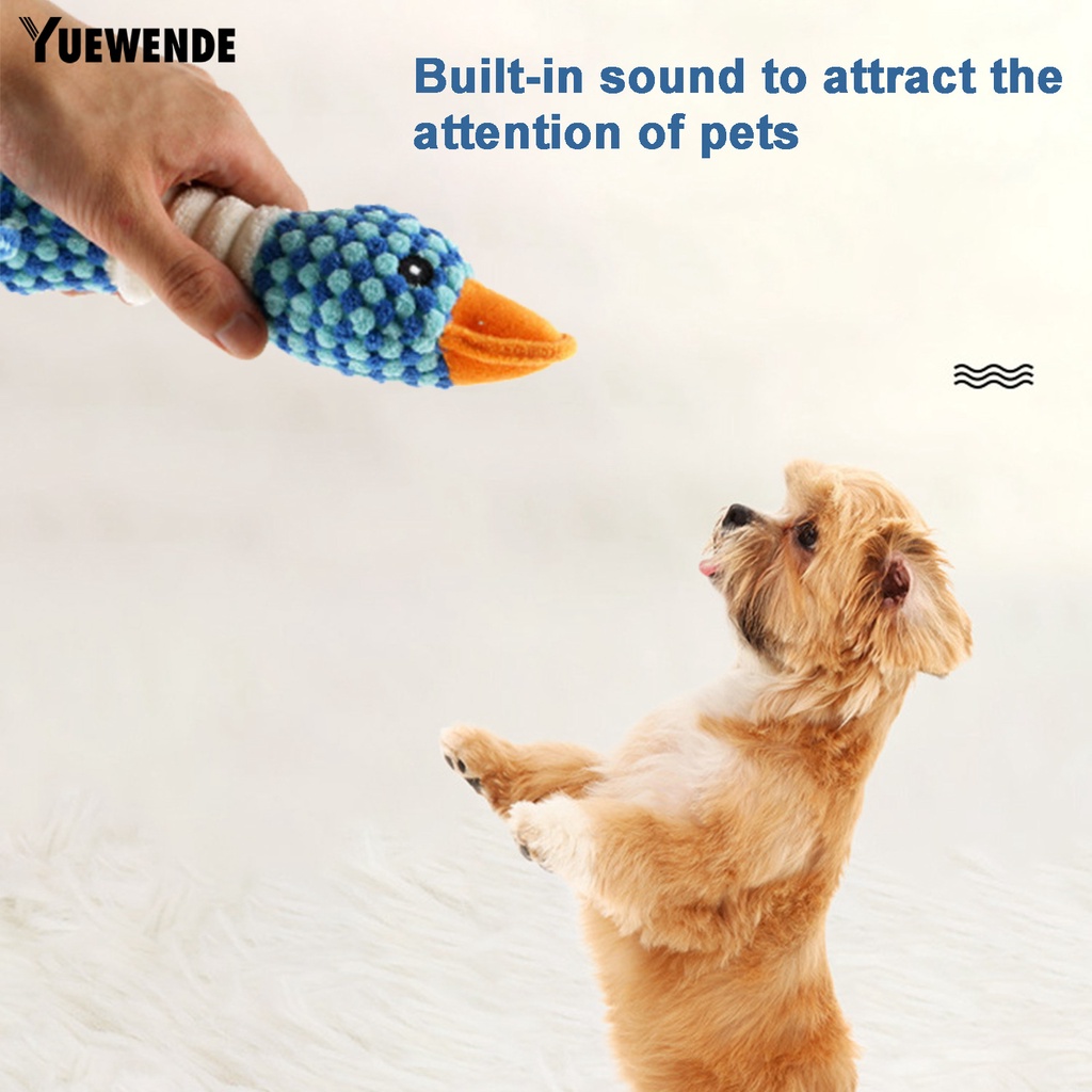 Đồ Chơi Vịt Nhồi Bông Hoạt Hình Có Âm Thanh Vui Nhộn Cho Thú Cưng