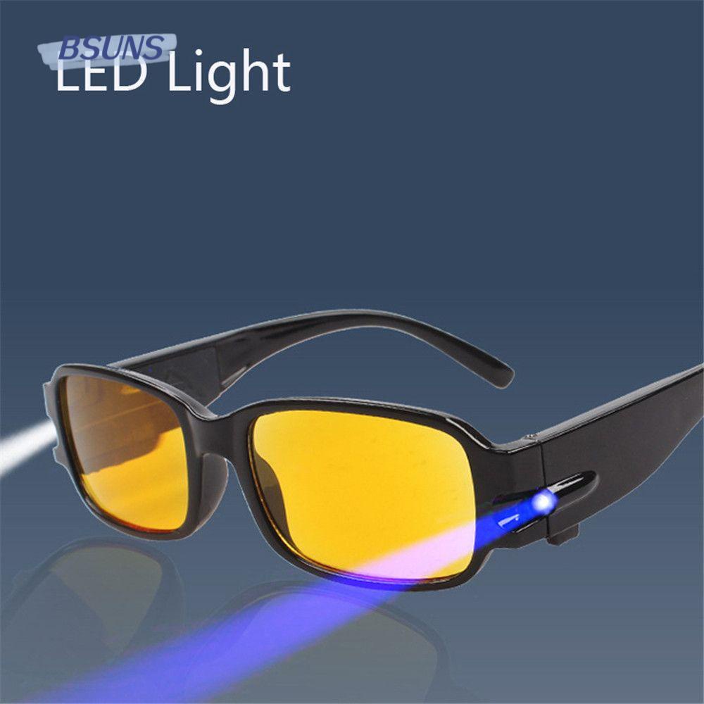 Kính Đọc Sách Chống Tia Uv Ban Đêm Màu Vàng Dành Cho Nam Nữ