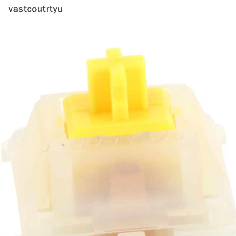 Bộ 2 Nút Công Tắc 5 Pin Cho Bàn Phím Cơ Portron Màu Vàng Sữa