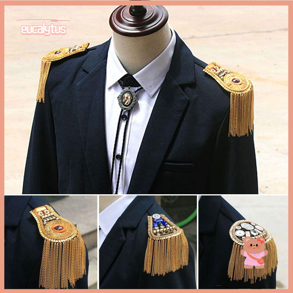 1 Cặp Ghim Cài Vai Phong Cách Gothic Punk Thanh Lịch