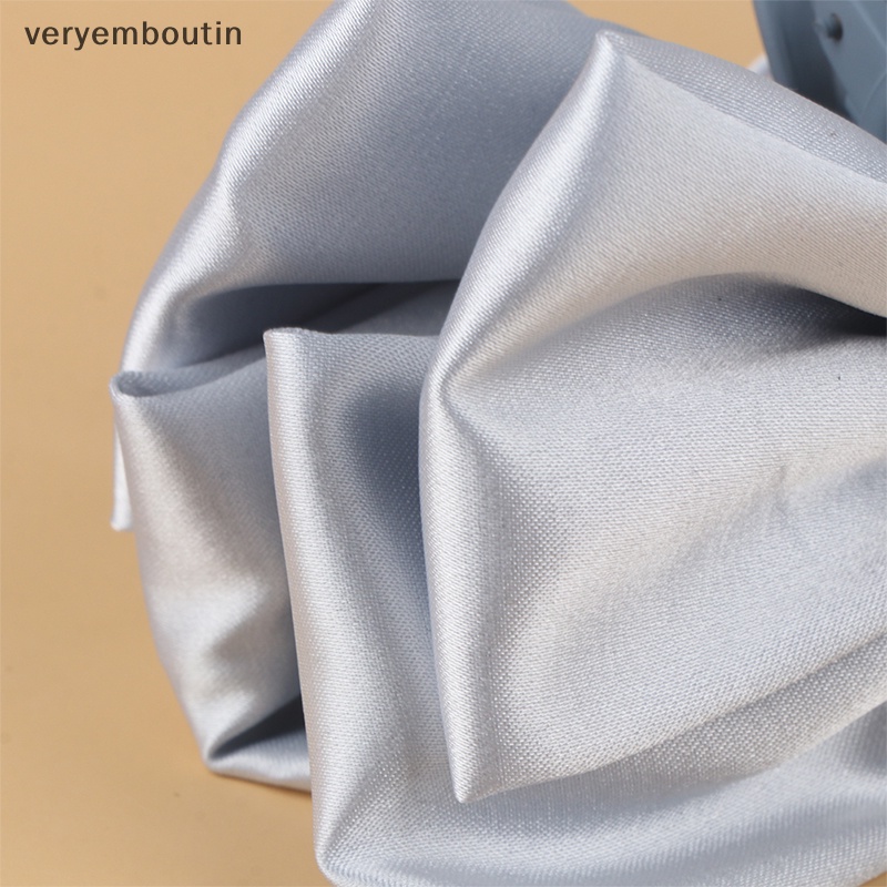 Kẹp Tóc Nơ Lớn Bằng Kim Loại Hai Mặt Thời Trang Hàn Quốc n