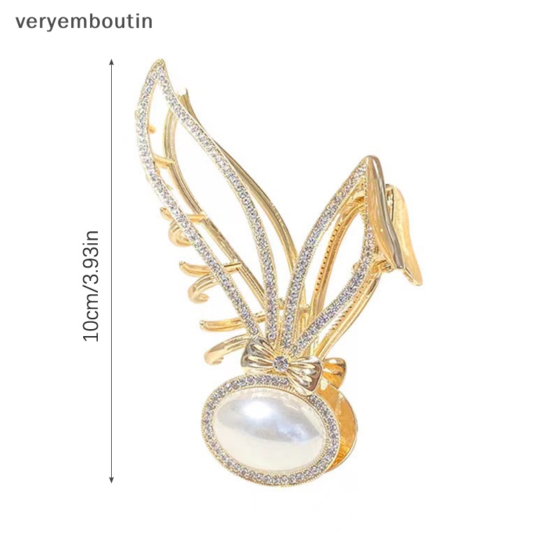 Kẹp Tóc Hình Cá Mập Đính Đá Bằng Kim Loại Cho Nữ 1 Cái