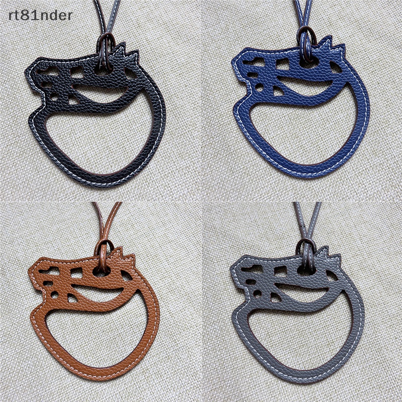 Rt Móc Khóa Da PU Rỗng Đơn Giản Thời Trang Trang Trí Ba Lô Cho Nữ n