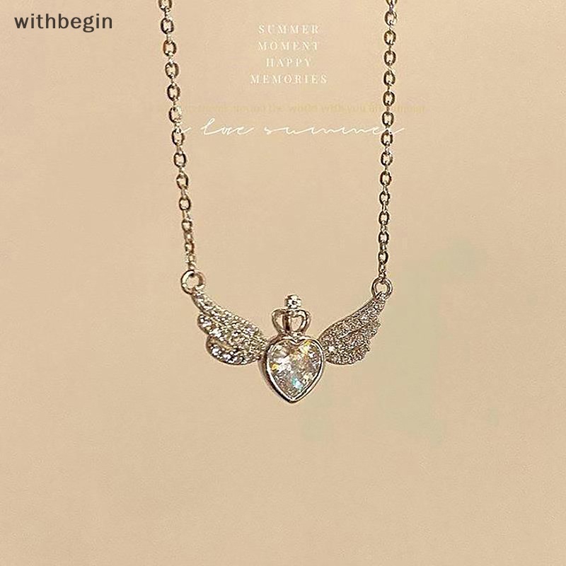 Vòng cổ Mặt Trái Tim Đính Đá Pha Lê Thời Trang Dành Cho Nữ