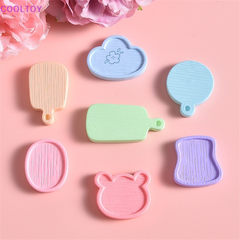 Set 3 Khay Đựng Thức Ăn Kiểu Dáng Hoạt Hình Dễ Thương Cho Nhà Búp Bê 1: 12