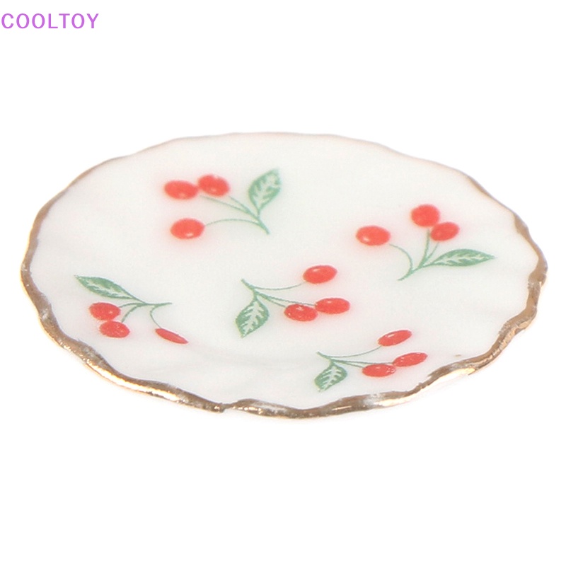 Set 4 Đĩa Trang Trí Nhà Búp Bê Tỉ Lệ 1: 12