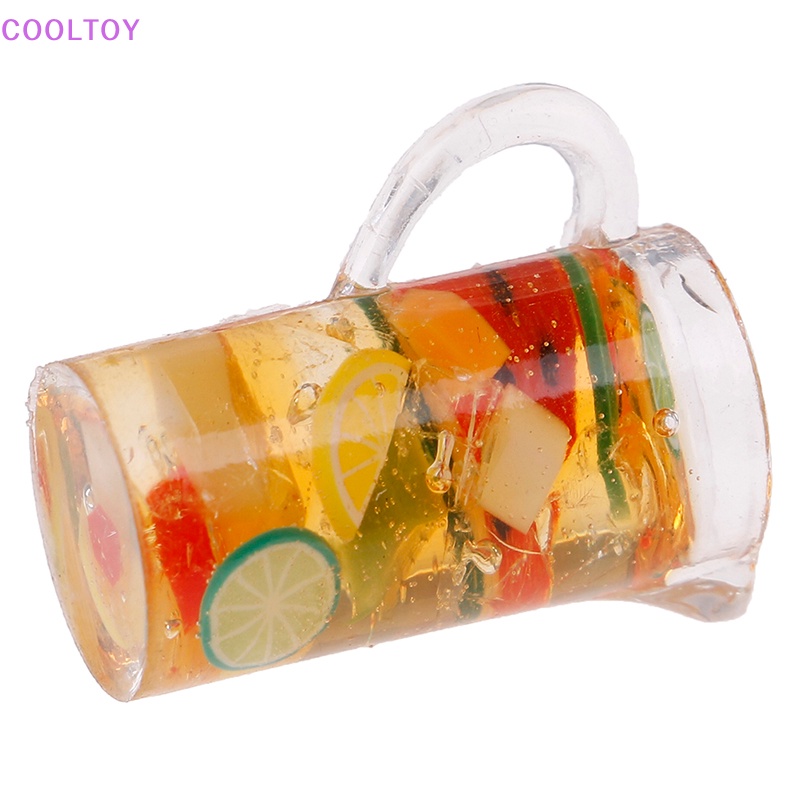 Cooltoy 1 Mô Hình Ly Trà / Trái Cây Tỉ Lệ 1: 12 Trang Trí Nhà Búp Bê