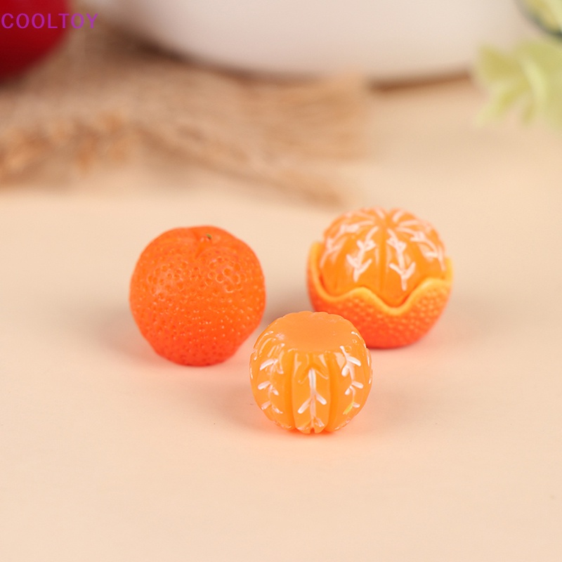 Mô Hình Quả Cam Mini 1: 6 / 1: 12 Trang Trí Nhà Búp Bê